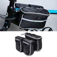 Fiets telefoon tassen Mountain Road fiets voorste hoofd tas Stuur tas (zwart)