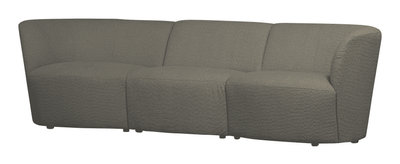 WOOOD 3-zits Bank 'Coco' Bouclé, kleur Warm Groen