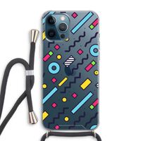 8-bit N°8: iPhone 12 Pro Max Transparant Hoesje met koord