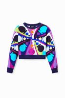Kort veelkleurig sweatshirt M. Christian Lacroix - RED - S