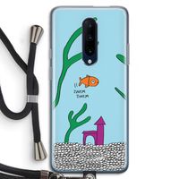 Aquarium: OnePlus 7 Pro Transparant Hoesje met koord