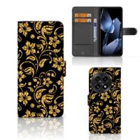 OnePlus 13 Hoesje Gouden Bloemen