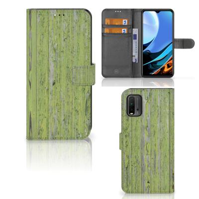 Xiaomi Redmi 9T | Poco M3 | Book Style Case | Green Wood