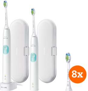 Philips Sonicare ProtectiveClean 4300 HX6807/35 + Optimal White opzetborstels (8 stuks)