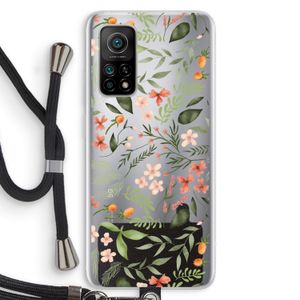 Sweet little flowers: Xiaomi Mi 10T 5G Transparant Hoesje met koord