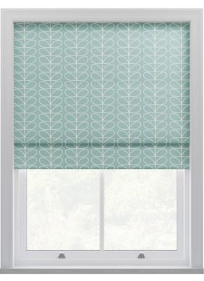 Orla Kiely - Vouwgordijnen - Linear Stem Aqua