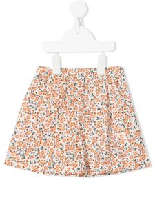 Little Bambah short en coton mélangé à fleurs - Orange