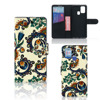 Wallet Case Samsung Galaxy M31 Barok Flower