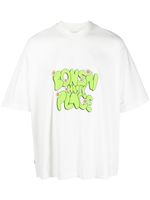 Bonsai t-shirt en coton à logo imprimé - Blanc