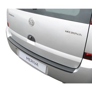 Bumper beschermer passend voor Opel Meriva 2003-2010 excl. OPC Zwart GRRBP363
