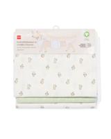 HEMA Hydrofieldoeken 60x60 structuur eendje - 3 stuks