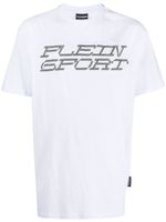 Plein Sport t-shirt en coton à motif graphique - Blanc