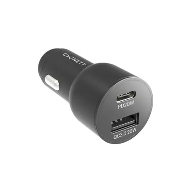 Cygnett 2-port car charger (20W)