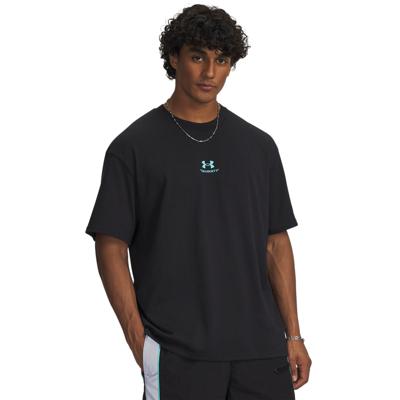 Under Armour x Mansory HW Cotton CC Trainingsshirt Zwart Turquoise