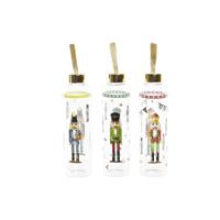 Fles DKD Home Decor Notenkraker Kristal PVC (550 ml) (3 Stuks)