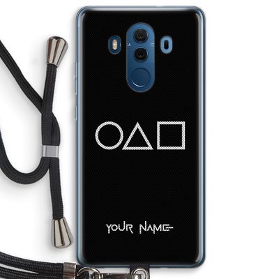 Squid Game: Huawei Mate 10 Pro Transparant Hoesje met koord