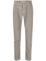 Incotex pantalon en coton à coupe slim - Gris