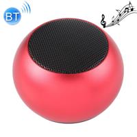 Mini Metal Wireless Bluetooth Speaker Hands-free LED Indicator(Red)