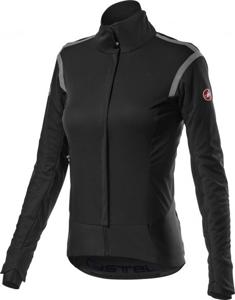 Castelli Alpha RoS 2 fietsjack lange mouw zwart dames S