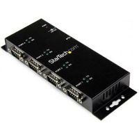 StarTech.com 4-poort USB naar DB9 RS232 Seriële Adapter Hub