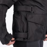 OXFORD jas "spartan long wp ws jacket zwart". jacket spartan da bw/neon yellow long gr. 2