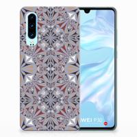 Huawei P30 | TPU | Siliconen hoesje | Flower Tiles