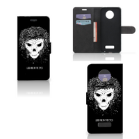 Telefoonhoesje met Naam Motorola Moto Z Skull Hair - thumbnail