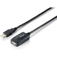 Equip 133311 USB-kabel 15 m USB 2.0 USB A Zwart - thumbnail