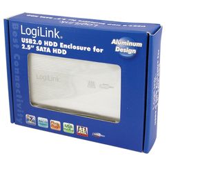 LogiLink UA0041A behuizing voor opslagstations Zilver 2.5"