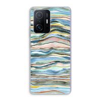 Watercolor Agate: Xiaomi 11T Pro Transparant Hoesje