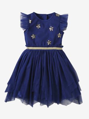 Verkleedjurk prinses Sterren blauw