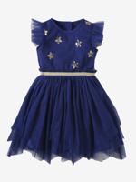 Verkleedjurk prinses Sterren blauw