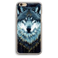 Darkness Wolf: iPhone 6 / 6S Transparant Hoesje
