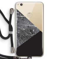 Combinatie marmer: Huawei Ascend P8 Lite (2017) Transparant Hoesje met koord