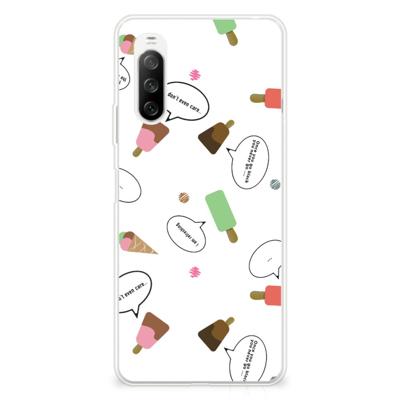 Sony Xperia 10 III | Siliconen Case | IJsjes