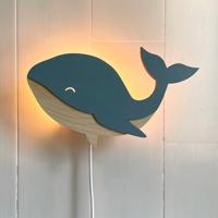 Wandlamp Walvis | Verslingerd aan Hout