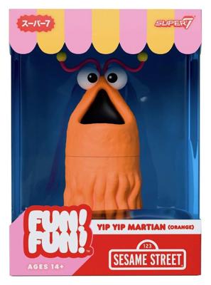 Sesame Street Fun! Fun! Vinyl Figure Yip Yip Martian (Orange) 18 cm