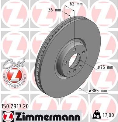 Remschijf Coat Z 150291720