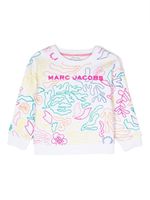 Marc Jacobs Kids sweat brodé à col rond - Blanc - thumbnail