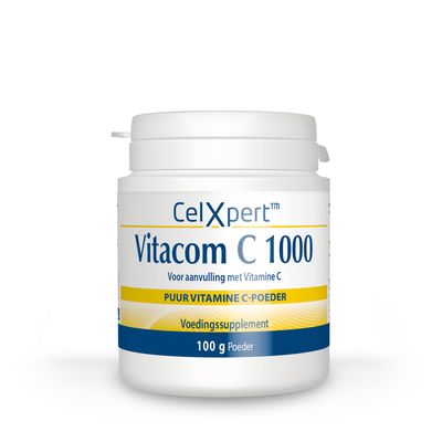 Vitacom C 1000 Poeder | Hoog gedoseerd Vitamine C | Professionele Supplementen
