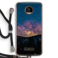 Travel to space: Motorola Moto Z Force Transparant Hoesje met koord