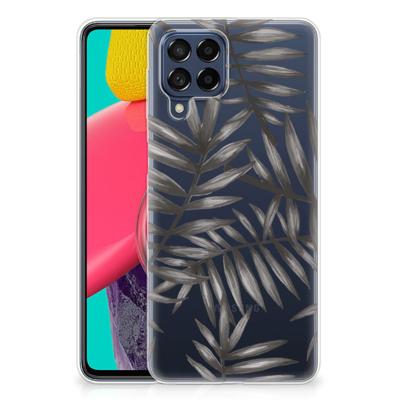 Samsung Galaxy M53 | TPU Case | Leaves Grey