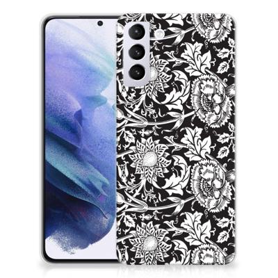 Samsung Galaxy S21 Plus | TPU Case | Black Flowers Samsung Galaxy S21 Plus | TPU Case | Black Flowers