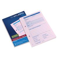 Kasbewijs Djois Atlanta uitgaaf A6 100 vel roze | 5 stuks