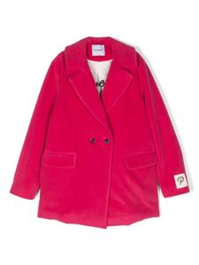 Pinko Kids blazer croisé Gloria à imprimé graphique - Rose