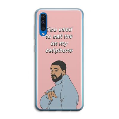 Hotline bling: Samsung Galaxy A50 Transparant Hoesje