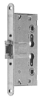 Nemef 1739/27 Deurslot | DM65mm | PC72mm | voorplaat RVS 24x235mm afgerond | staal verzinkte dag- en nachtschoot | DR 1+2+3+4 - 9173927000