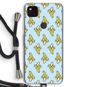 Bananas: Pixel 4a 5G Transparant Hoesje met koord