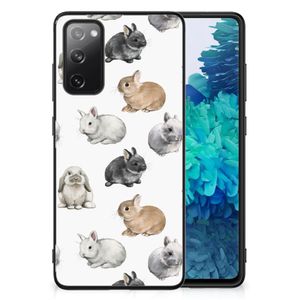 Dierenprint Telefoonhoesje voor Samsung Galaxy S20 FE Konijntjes