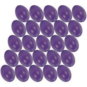 50x stuks paars hobby knutselen eieren van plastic 4.5 cm